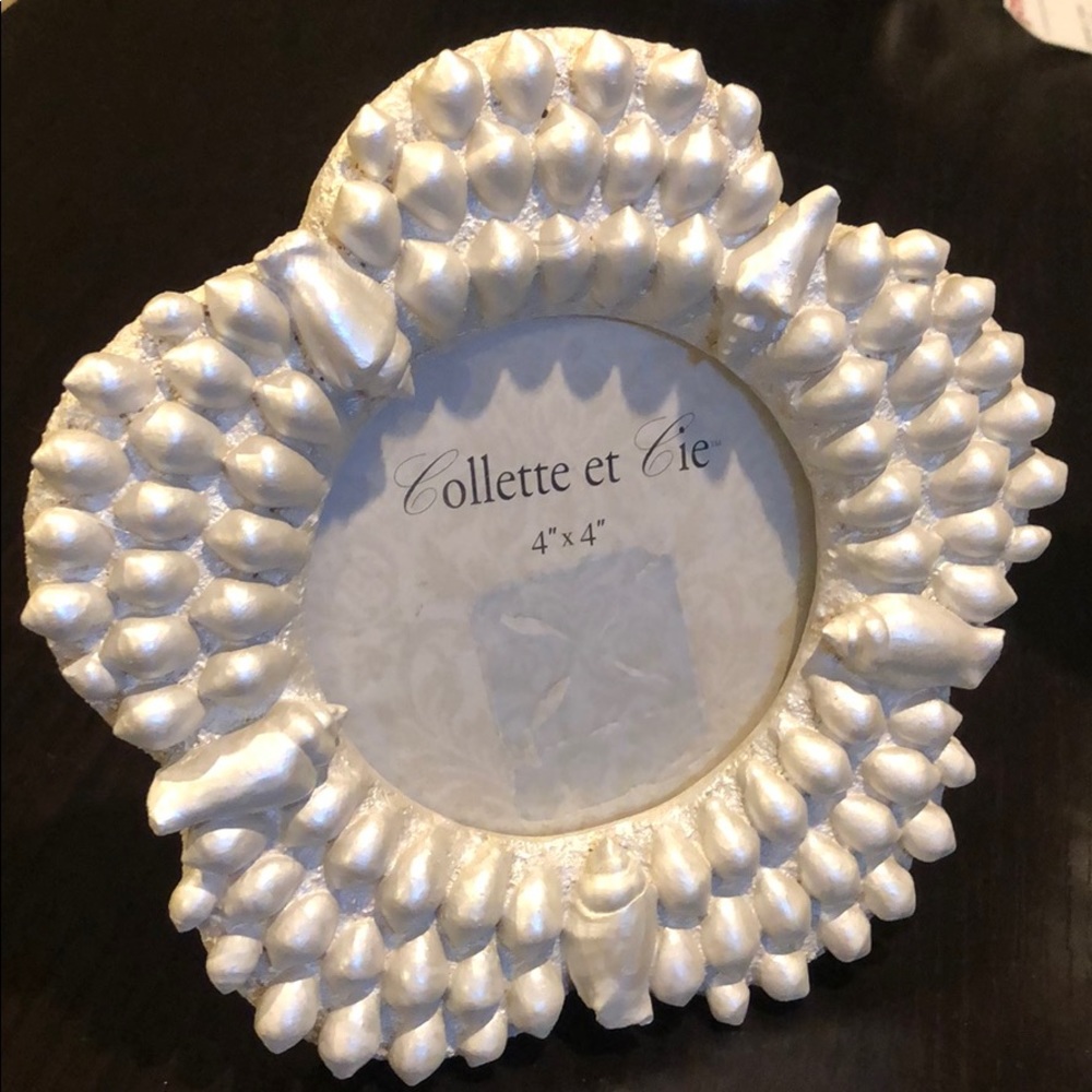 Seashell picture frame
